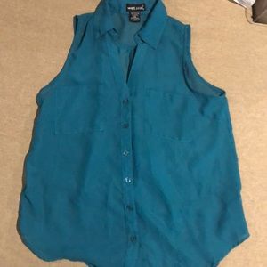 Turquoise tank top